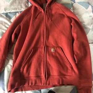 Pink/Red Carhartt zip up size L